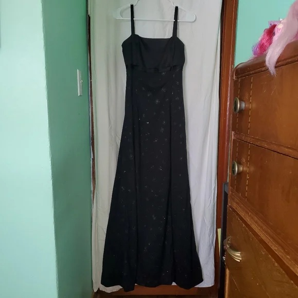 90s empire waist dress 1990s Black Empire Waist Mini Dress sz.S main image 1
